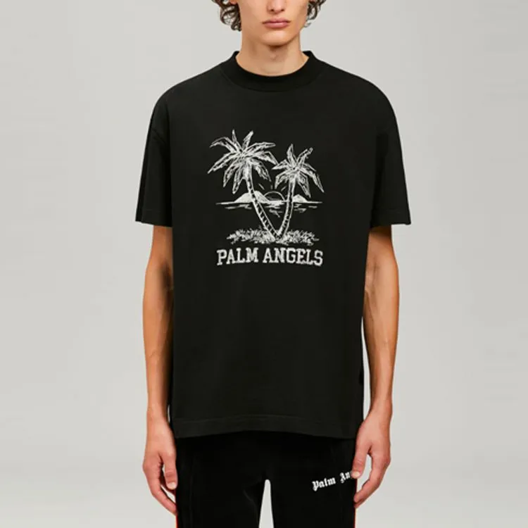 PALM ANGELS Sunset Palms T shirt-2