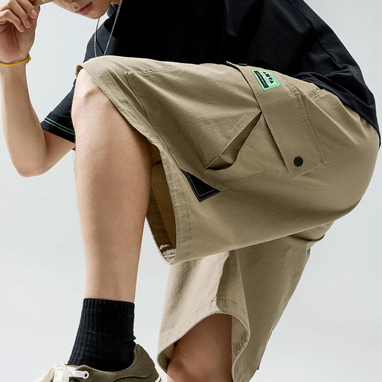Anta Loose Fit Shorts Men's Khaki-9