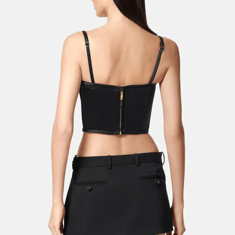 VERSACE Medusa 95 Corset Top 'Black'-2