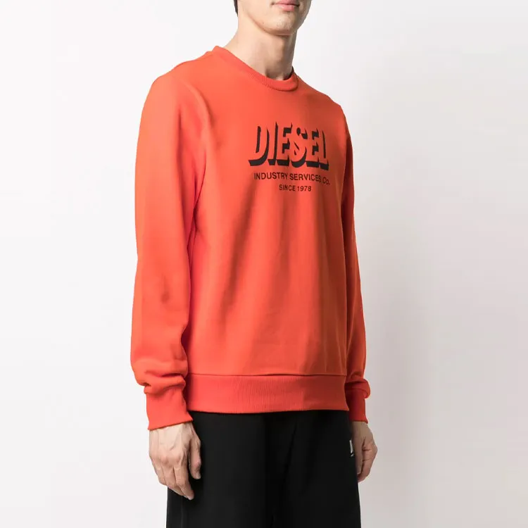 DIESEL Sweatshirts Men Orange-3