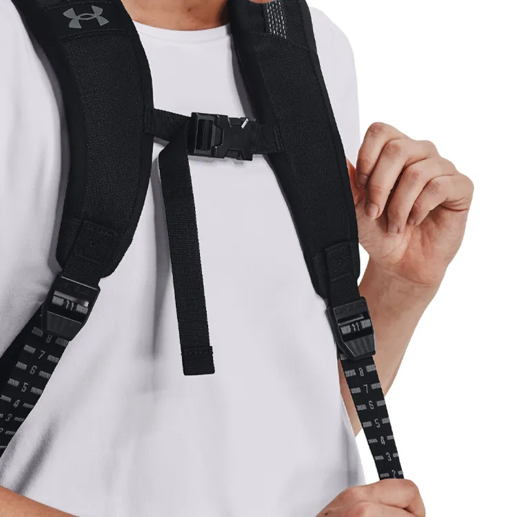 Under Armour Polyester Backpack Regular Unisex Black-4