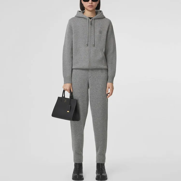Burberry Sweatshirts Women's Light Heather Gray-1