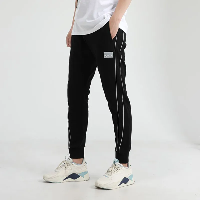 PUMA Knitted Sweatpants Men Black-3