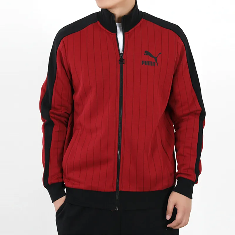 PUMA Jackets Men Deep Red-3