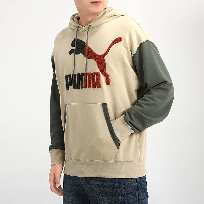 PUMA Sweatshirt Men's Gray Green & Brown Multicolor-3