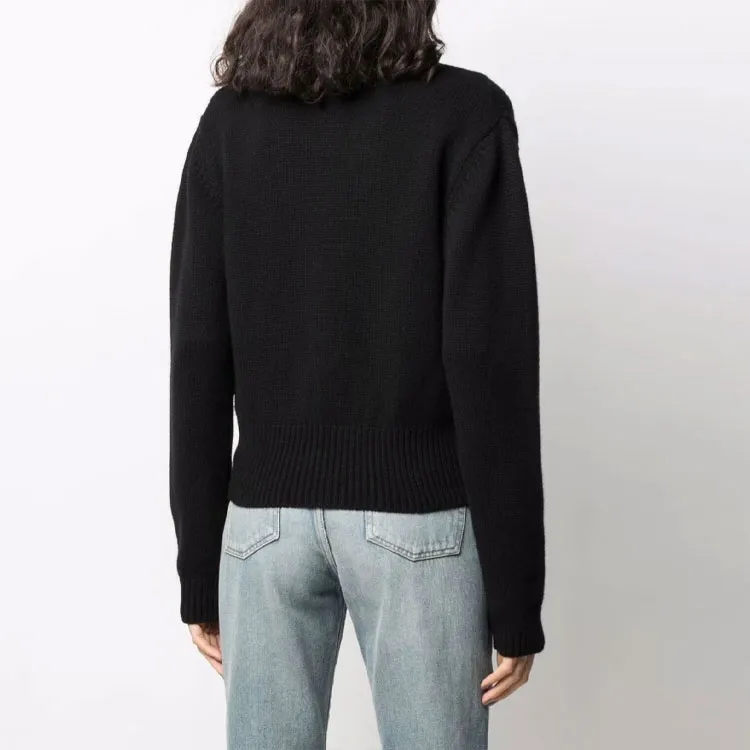 SAINT LAURENT FW21 Sweater Women's Black-3