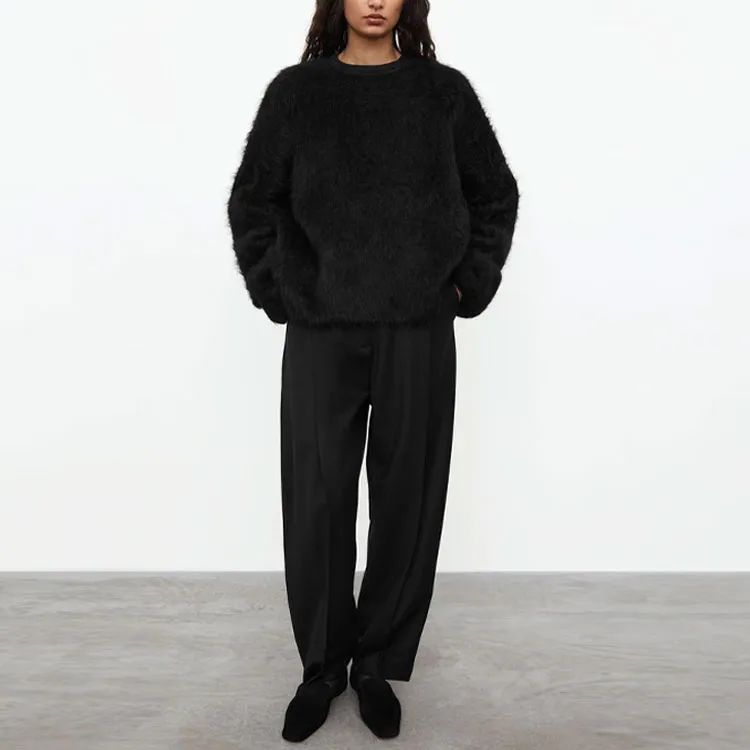 TOTEME Oversized Fur Jumper-2