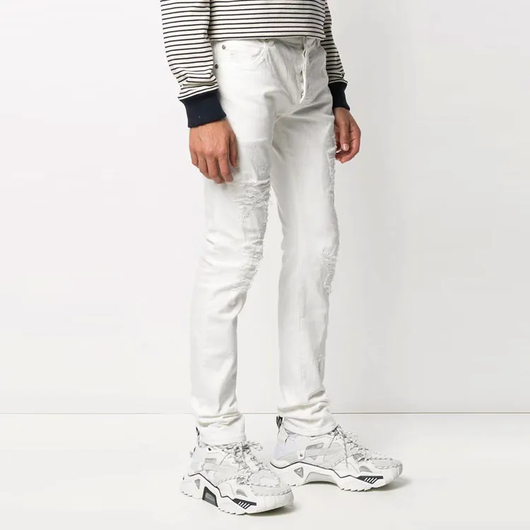 BALMAIN Jeans Men White-3