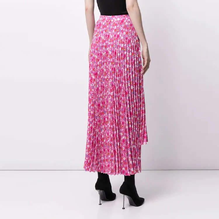 Balenciaga Casual Long Skirts Women's Pink-3