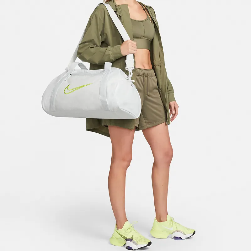 Nike Fabric Luggage Bag Handbag Shoulder Bag Crossbody Bag Gym Bag Women's Mountain Peak White-3