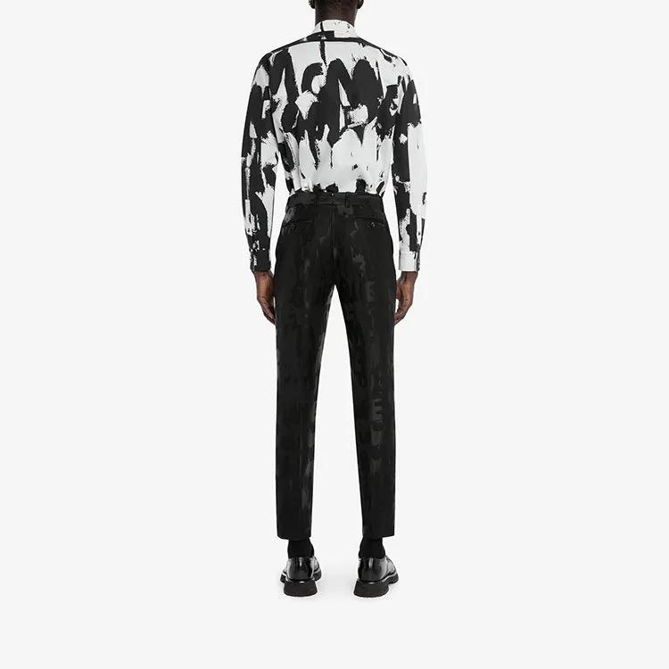 Alexander McQueen SS22 Casual Pants Men's Black-2