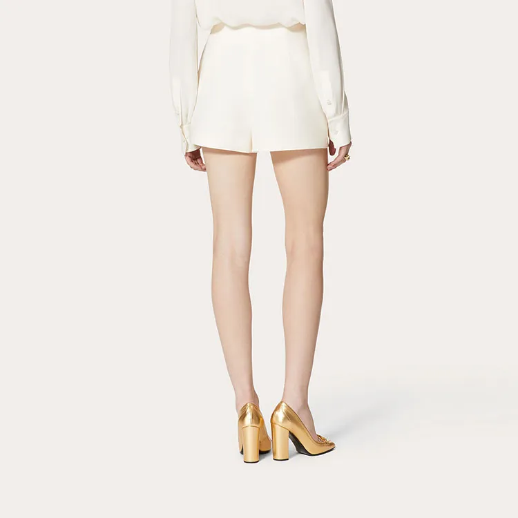 Valentino Casual Shorts Women's White-3