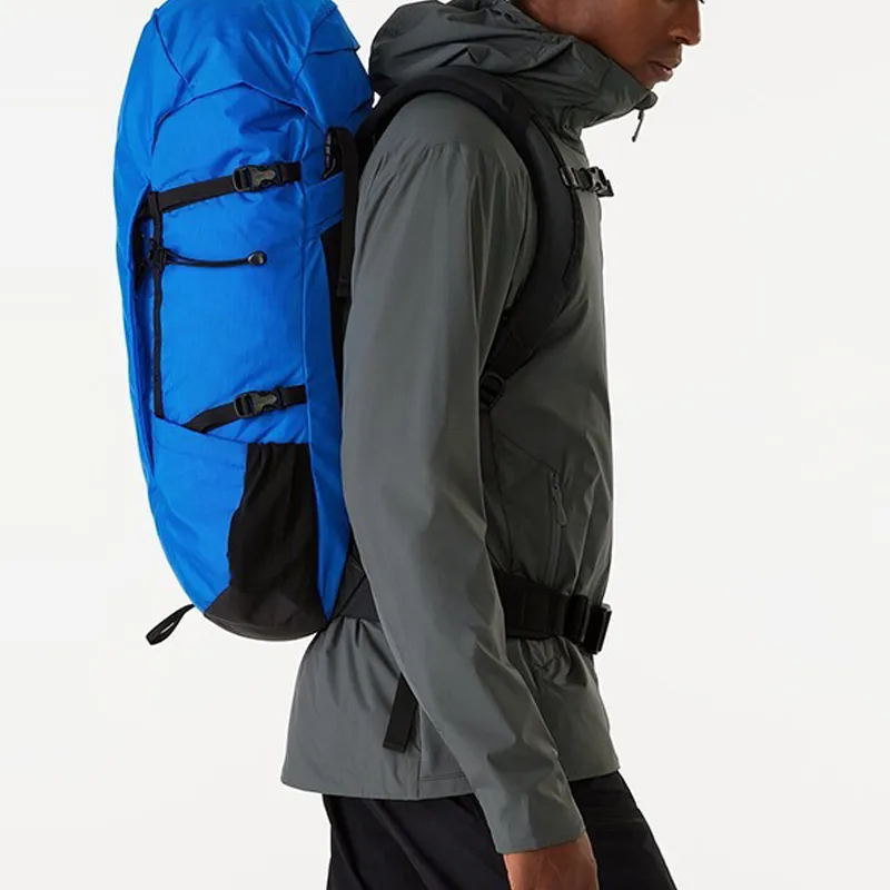 Arcteryx Fabric With Nylon Backpack Regular Unisex Blue Fluidity-3
