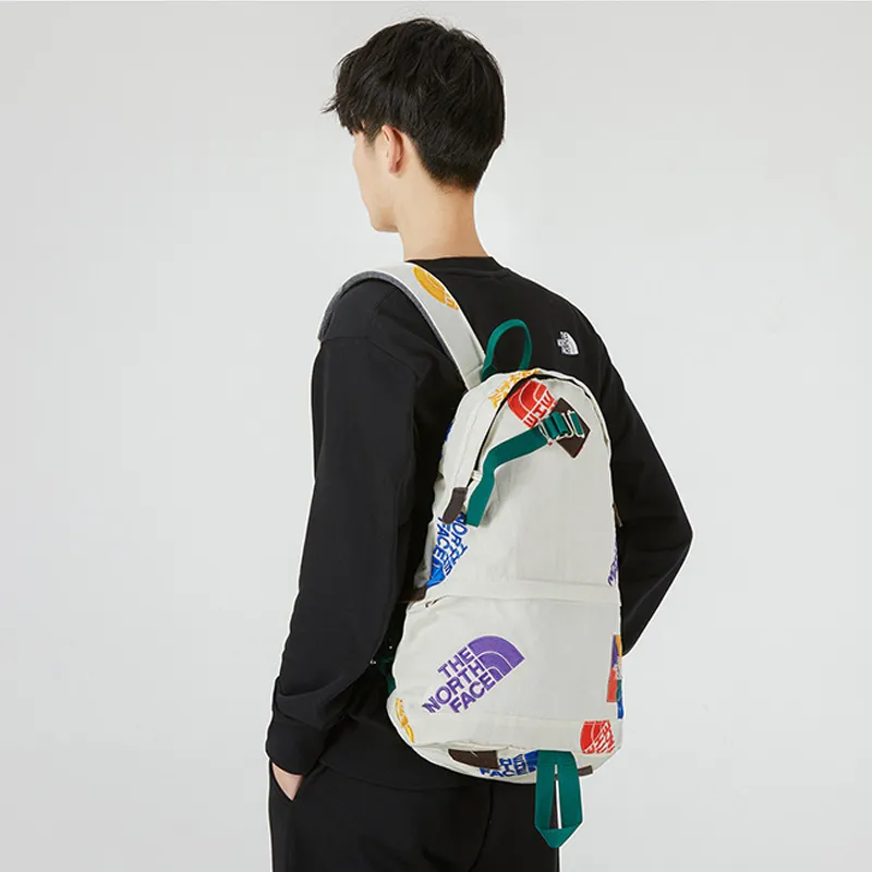 THE NORTH FACE Canvas Backpack Backpack Regular Unisex Ecru-2