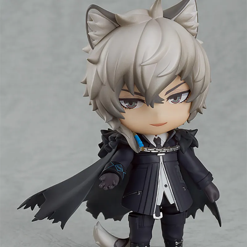 GSC Arknights Ifrit Arknights, Silver Boss, With Base, Clay Figure 10cm Silver Gray Chibi Figures-2
