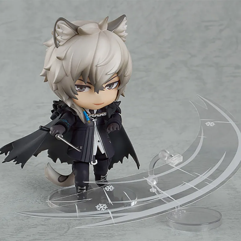GSC Arknights Ifrit Arknights, Silver Boss, With Base, Clay Figure 10cm Silver Gray Chibi Figures-3