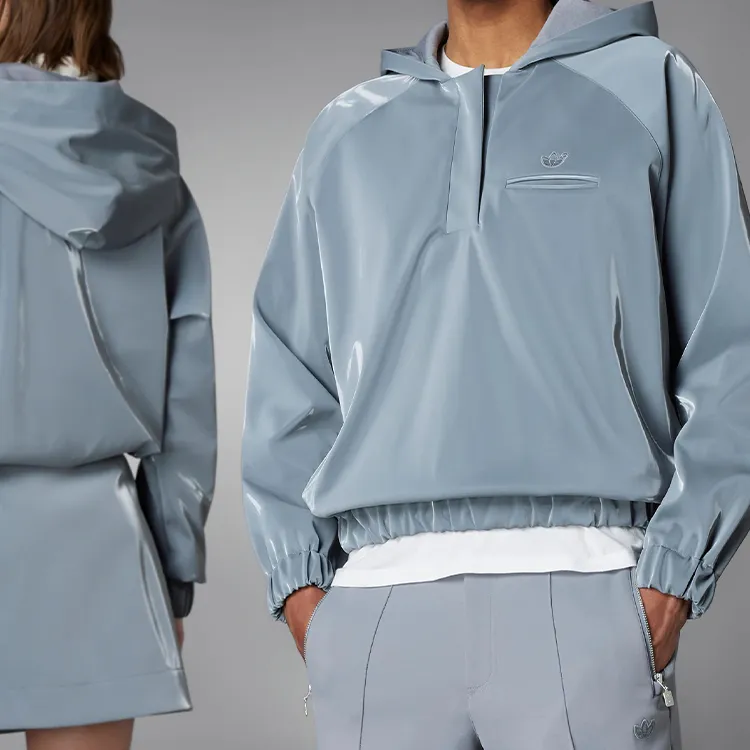 Adidas Originals Blue Version High Shine Gender Neutral Hoodie-2