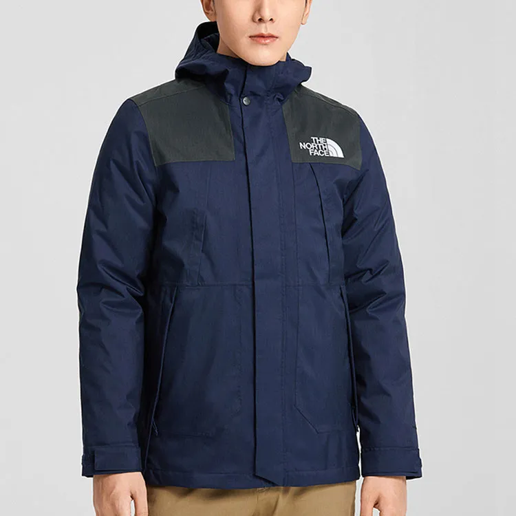 THE NORTH FACE City Outdoor Collection Water Resistant Windproof Wear Resistant Windbreaker Jacket Men's Blue-1