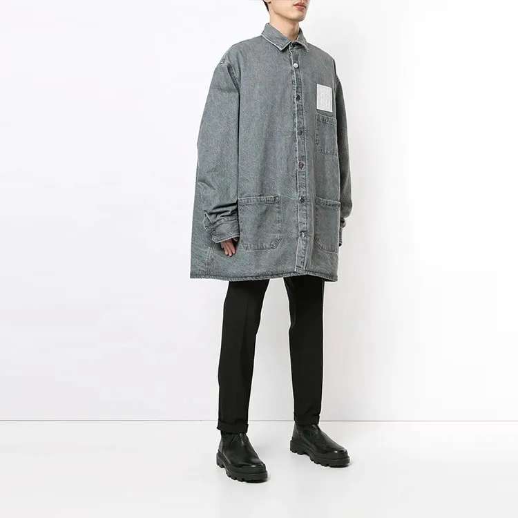 RAF SIMONS Shirts Men Gray-2