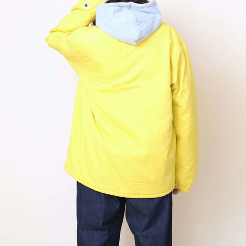 Champion FW21 Velvet-feel Coat Japan Version Unisex Yellow-4
