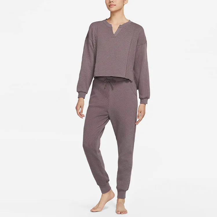 Nike Crop Tops Women's Ore Purple-2
