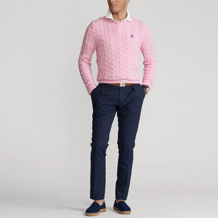 Polo Ralph Lauren SS21 Sweater Men's Pink-1