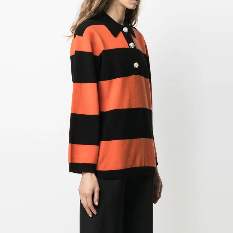 GANNI Polo Shirts Women's Orange-3