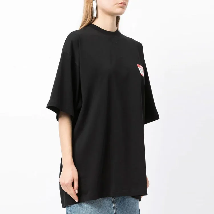 Vetements My Name Is T Shirt 'Black'-3