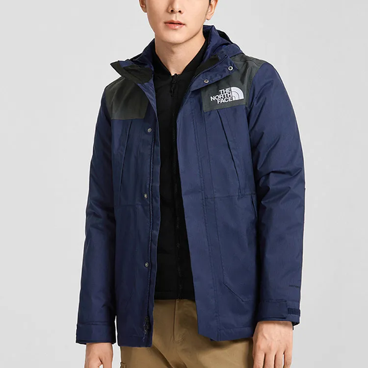 THE NORTH FACE City Outdoor Collection Water Resistant Windproof Wear Resistant Windbreaker Jacket Men's Blue-2