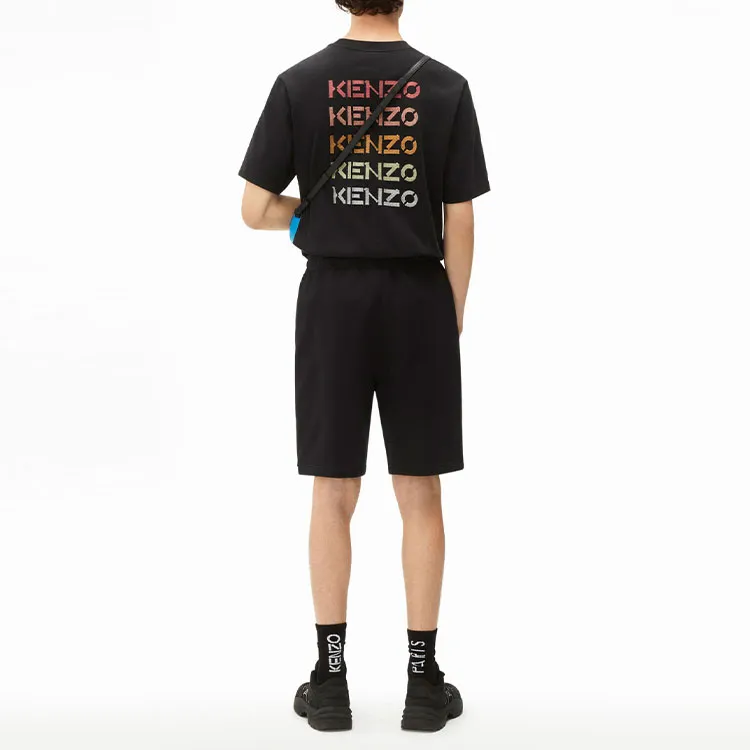 KENZO Casual Shorts Men Black-3
