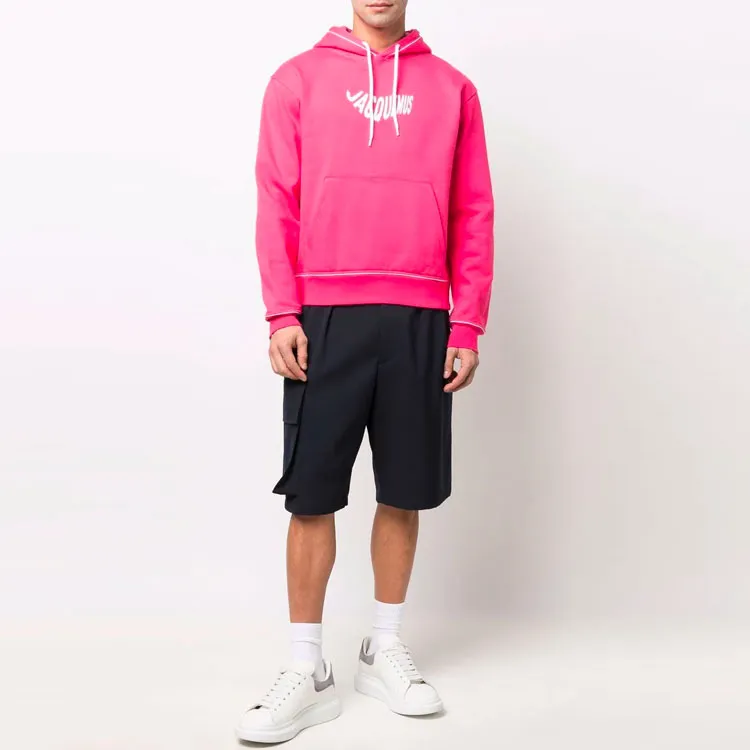 Jacquemus Le Sweatshirt Vague Print Wave Logo Hoodie-4