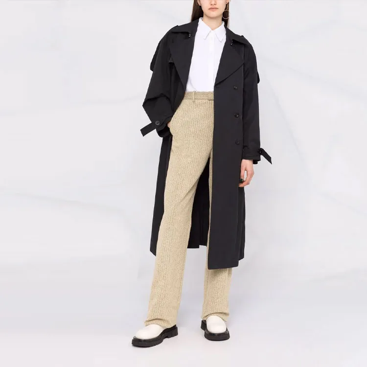 AMBUSH Trench Coats Women's Black-1