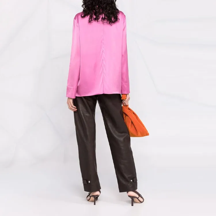 Jacquemus La Chemise Notte Logo Plaque Shirt 'Pink'-1