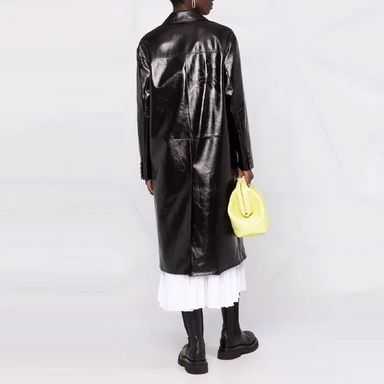 PRADA Single-Breasted Long-Sleeved Coat-1