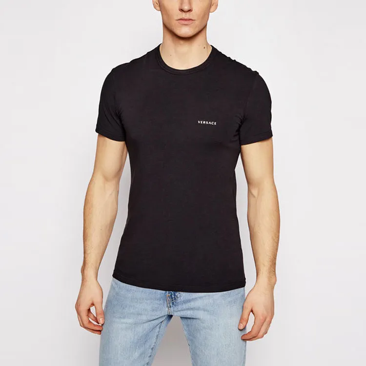 VERSACE T Shirts Men Black-3