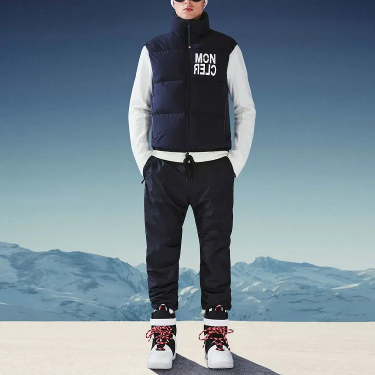 Moncler Grenoble Vests Men Black-1