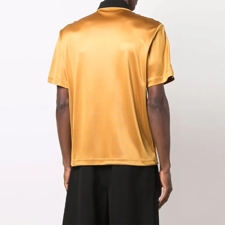 FENDI Polo Shirts Men Yellow-2
