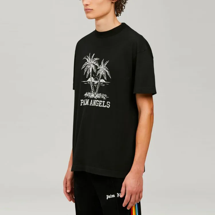 PALM ANGELS Sunset Palms T shirt-4