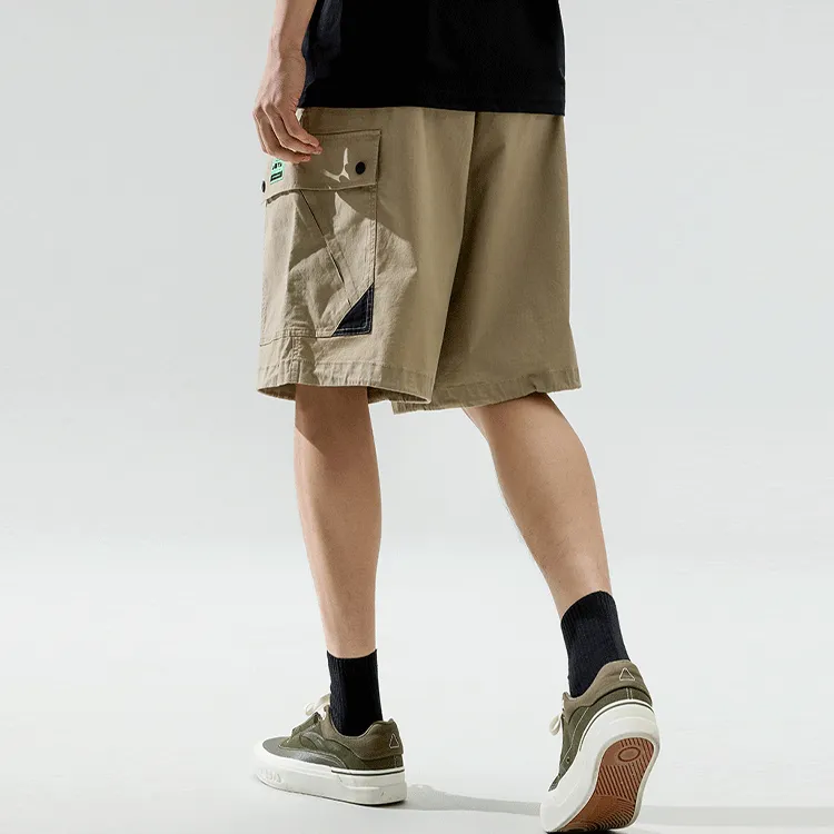 Anta Loose Fit Shorts Men's Khaki-11