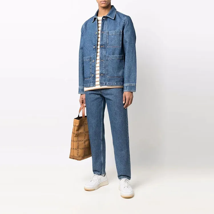 A.P.C Denim Jackets Men Blue-2