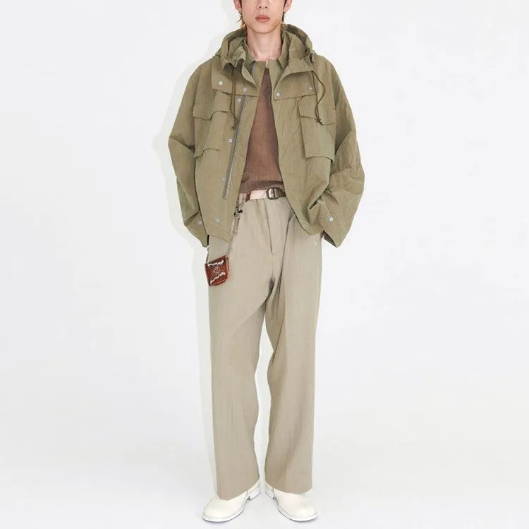 OUR LEGACY Jackets Men Army Green-4