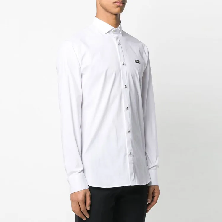 PHILIPP PLEIN Shirts Men White-3