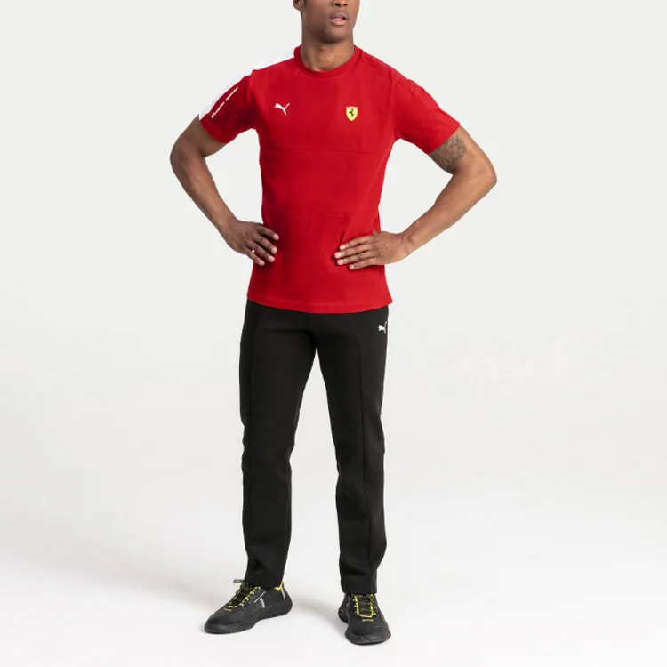 PUMA T Shirts Men Red-2