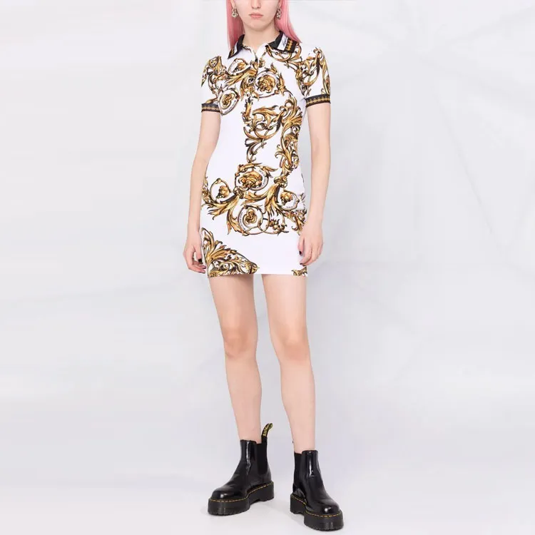 VERSACE JEANS COUTURE SS22 Dress White-1