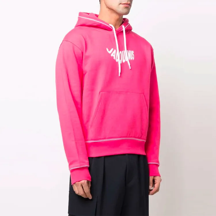 Jacquemus Le Sweatshirt Vague Print Wave Logo Hoodie-2