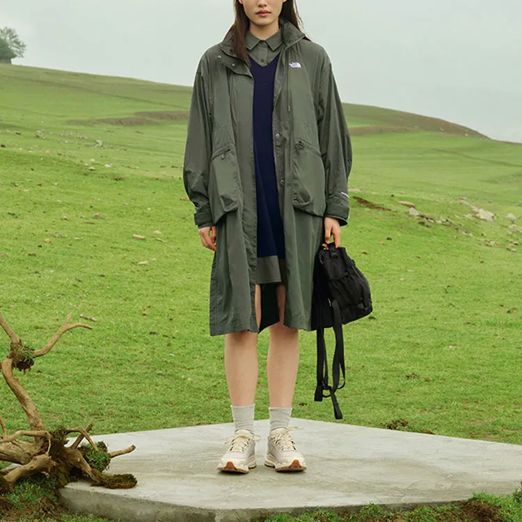 THE NORTH FACE THE NORTH FACE FW22 Pioneer Design Collection Trench Coats Women's Green-1