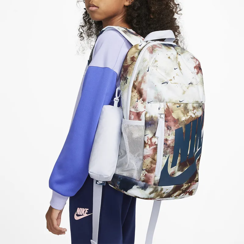Nike ELEMENTAL Fabric Backpack Small Size Unisex Soccer Gray/Grass Blue-5