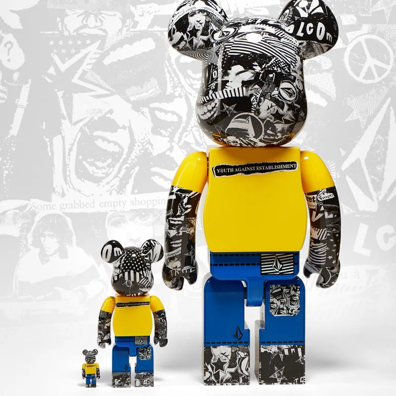 BE＠RBRICK VOLCOM 30TH ANNIVERSARY 100% & 400%-2