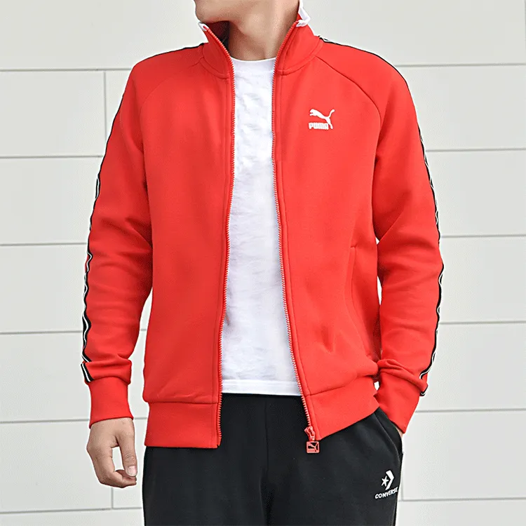PUMA Jackets Men Red-3