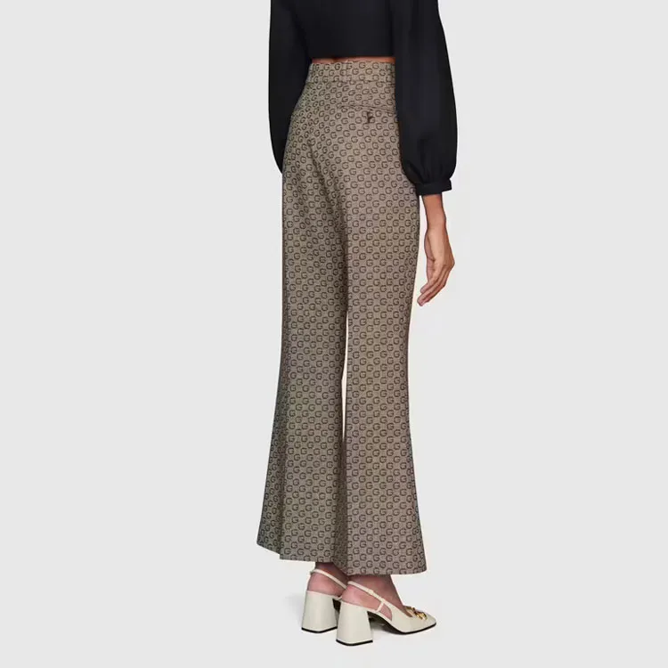 GUCCI SS21 Casual Pants Women's Khaki-3